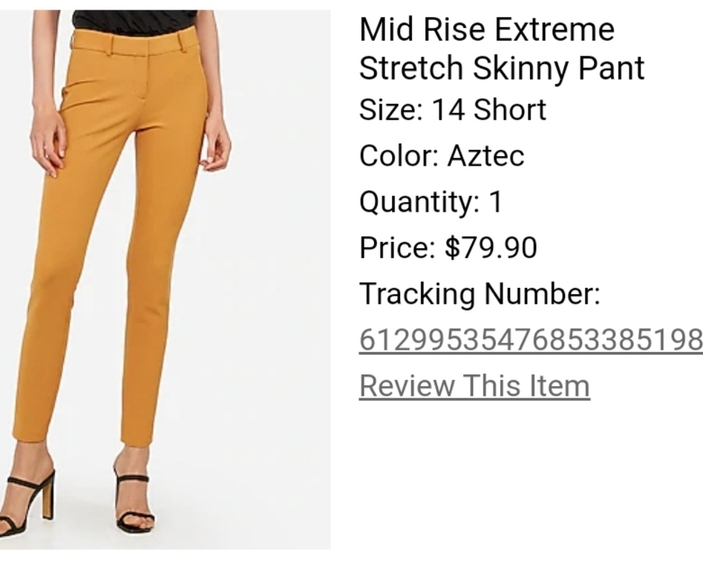 Express Extreme Stretch pants